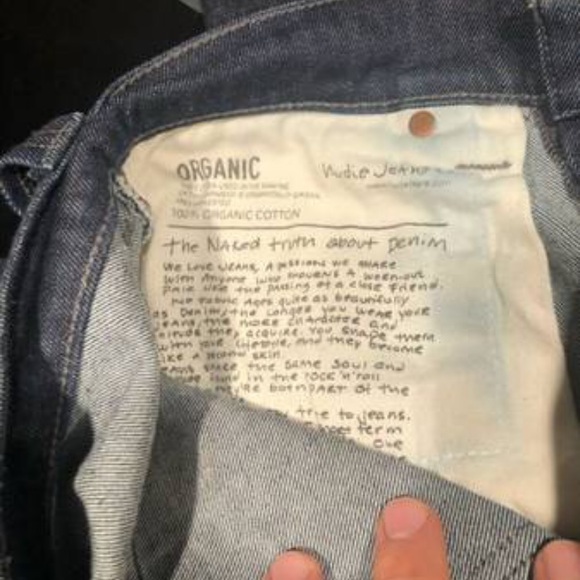Nudie organic jeans thin Finn women’s 29 - Picture 5 of 6